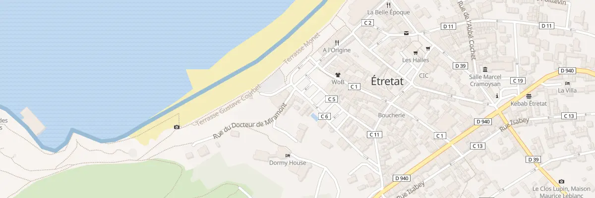Plan du 15 Rue de Traz Périer à Étretat