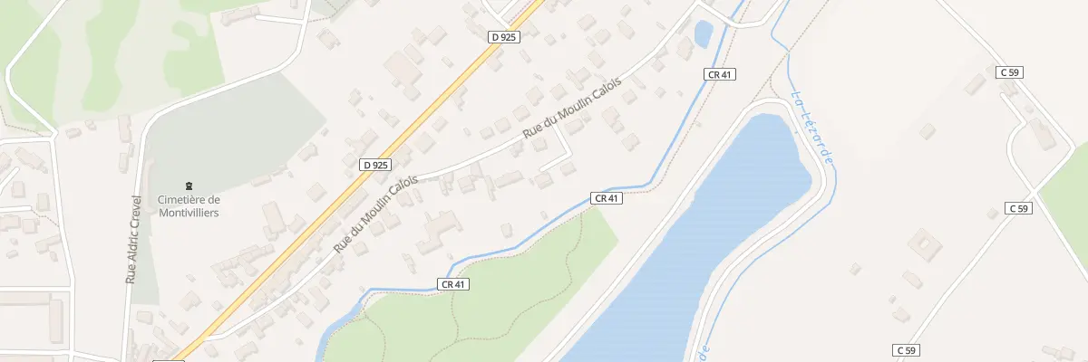 Plan du 38 Rue du Moulin Calois à Montivilliers