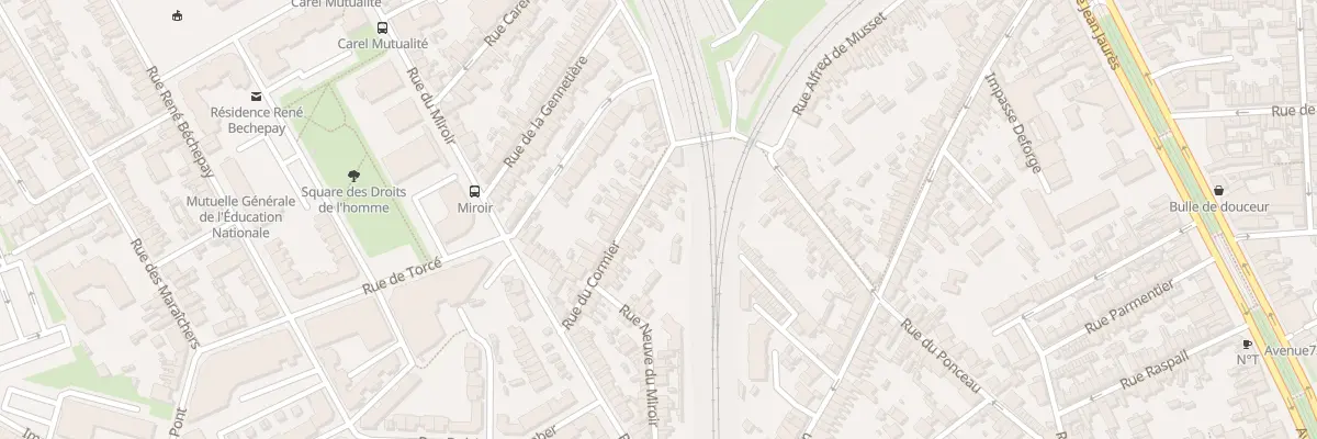 Plan du 13 Rue du Cormier au Mans