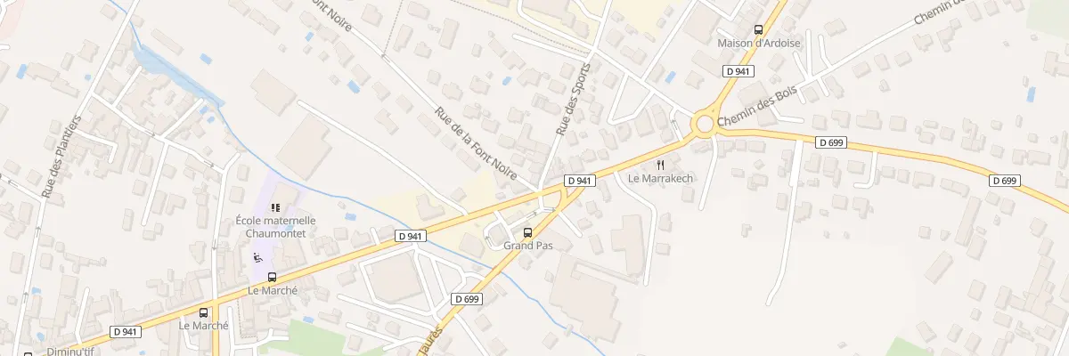 Plan du 1 Rue de la Font Noire à L’Isle-d’Espagnac