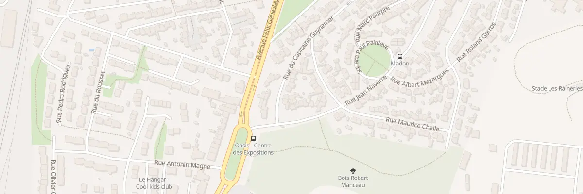 Plan du 57 Rue du Capitaine Guynemer au Mans