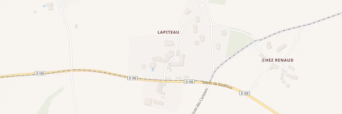 Plan du 405 Lapiteau à Val-de-Comporté