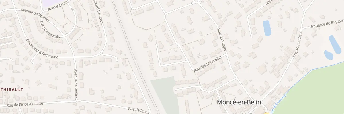 Plan du 3 Rue des Noisettes à Moncé-en-Belin