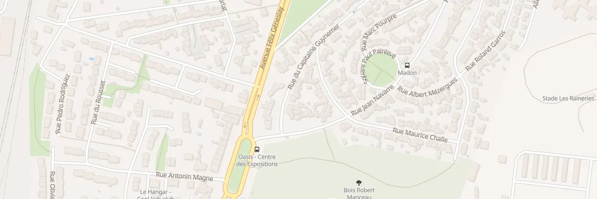 Plan du 55 Rue du Capitaine Guynemer au Mans