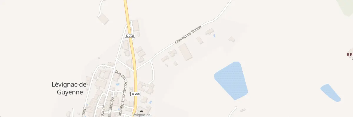 Plan du 110 Che de Surine à Lévignac-de-Guyenne