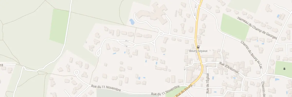 Plan du 20 All de la Combe Cailloux à Soyaux