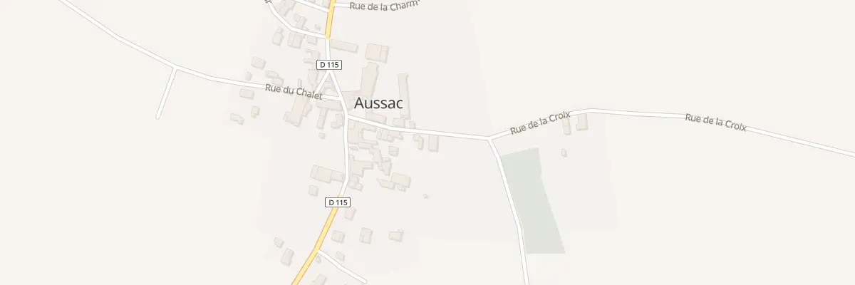 Plan du 5264 Rue de la Croix à Aussac-Vadalle