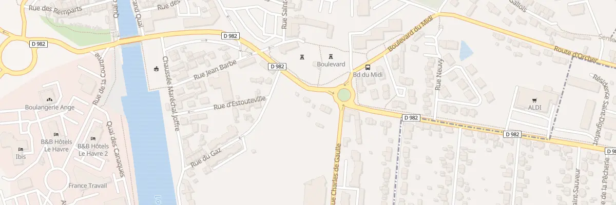 Plan du 6 Rte d’Oudalle à Harfleur