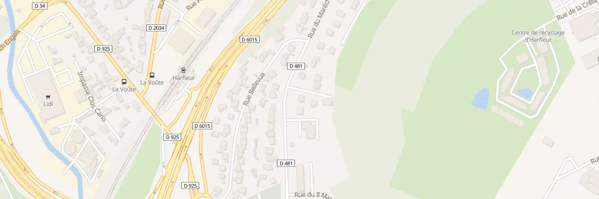 Plan du 24 Rue Mal de Lattre de Tassigny à Harfleur