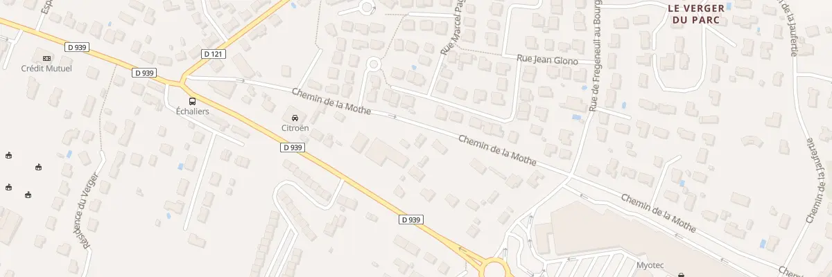 Plan du 17 Che de la Mothe à Soyaux