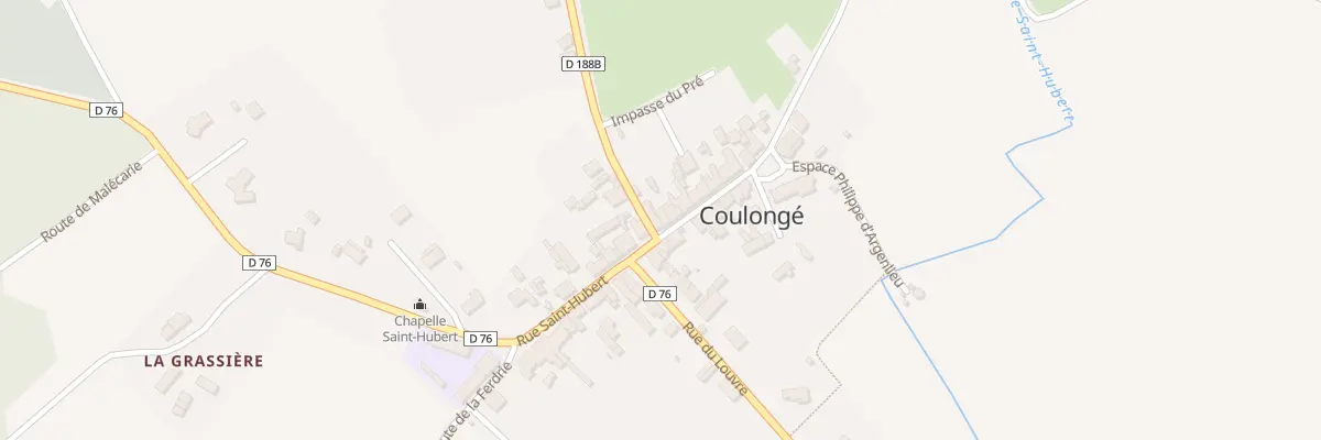 Plan du 1 Rue de la Mairie à Coulongé