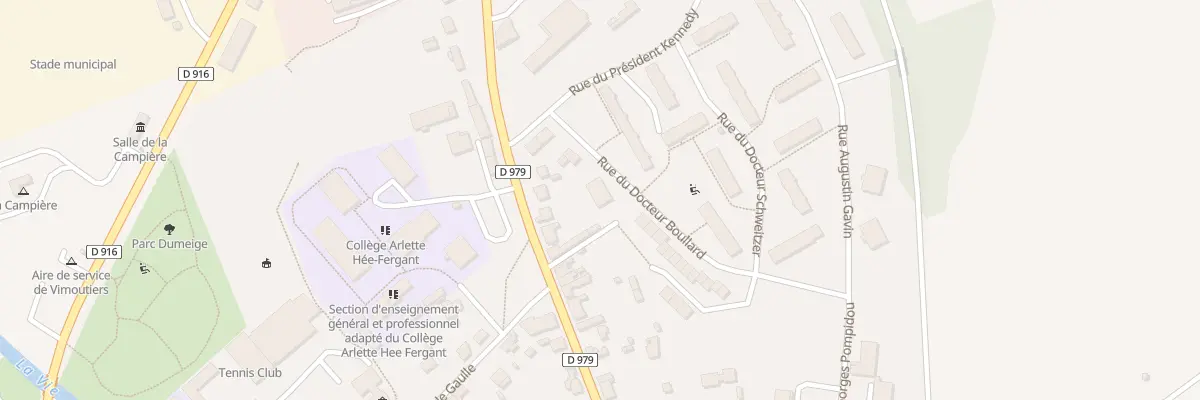 Plan du 4 Rue du Docteur Boullard à Vimoutiers