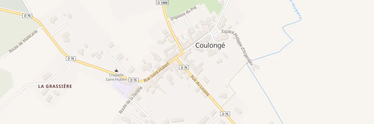 Plan du 3 Rue du Louvre à Coulongé