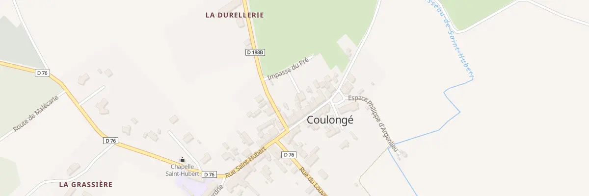 Plan du 5 Rue de la Mairie à Coulongé