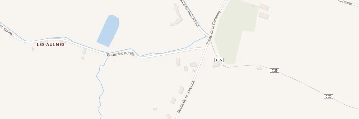 Plan du Vesque à Bursard