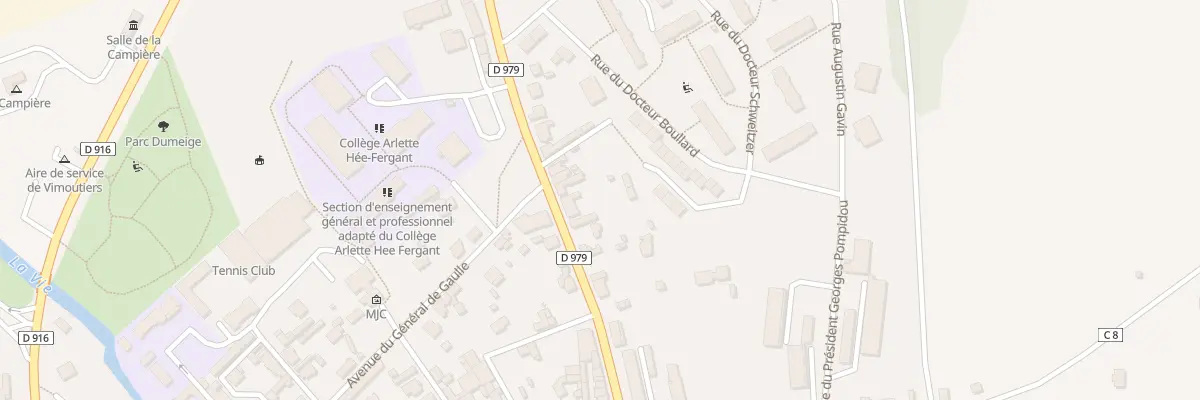 Plan du 3 Av du Maréchal Foch à Vimoutiers