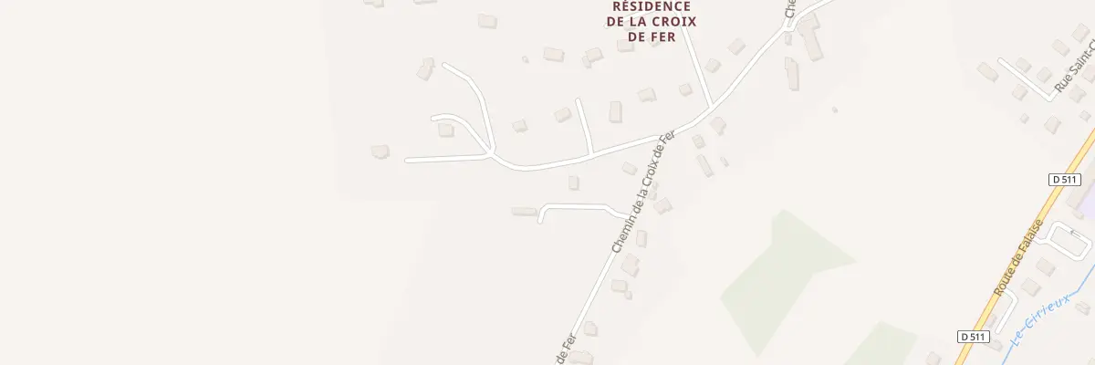 Plan du 3 Imp de la Croix de Fer à Saint-Désir