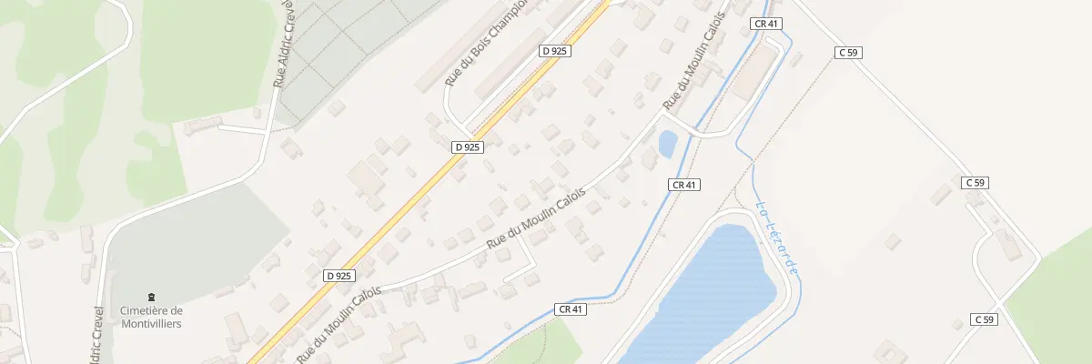 Plan du 19 Rue du Moulin Calois à Montivilliers