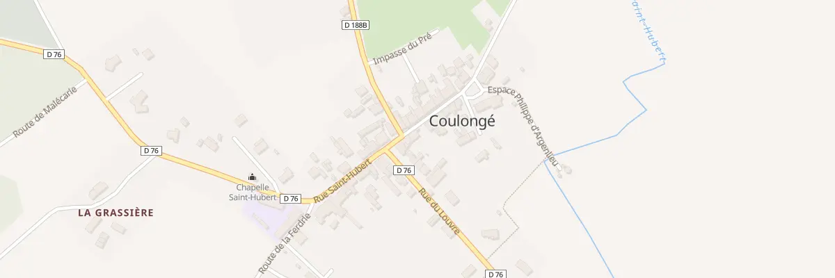 Plan du 2B Rue de la Mairie à Coulongé