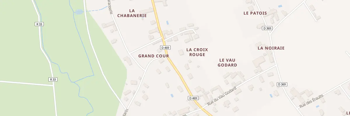 Plan du 18 Rue de la Croix Rouge à Benais