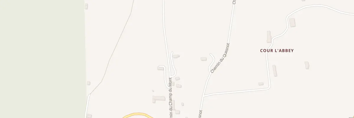 Plan du 108 Chem du Champs du Mont à Pierrefitte-en-Auge
