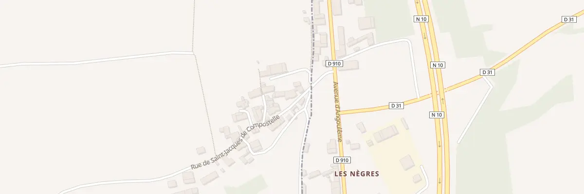 Plan du 6 Rue St Jacques de Compostelle à Salles-de-Villefagnan