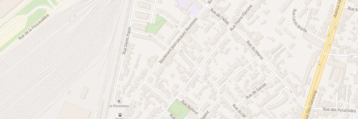 Plan du 6 Rue du Rif au Mans