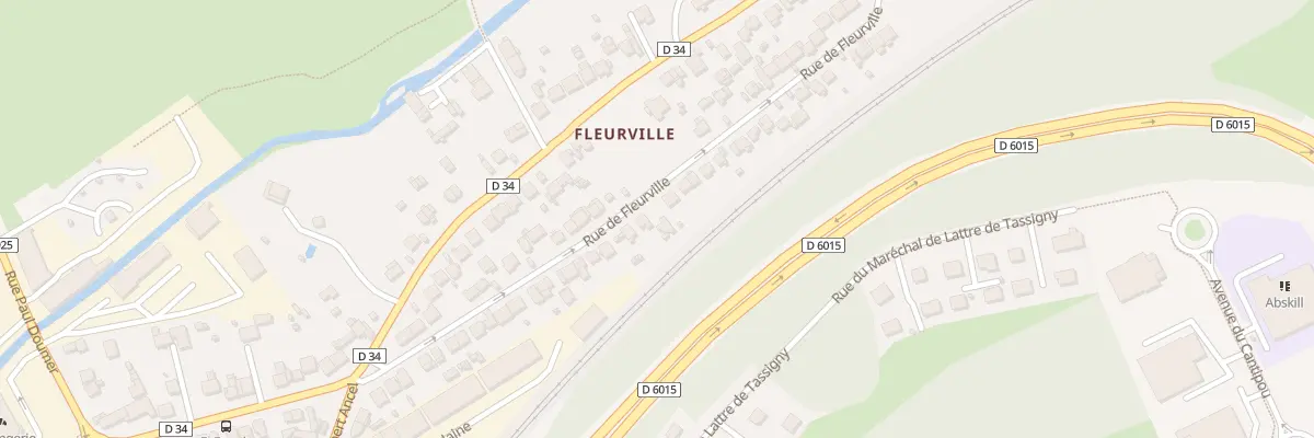 Plan du 44 Rue de Fleurville à Harfleur