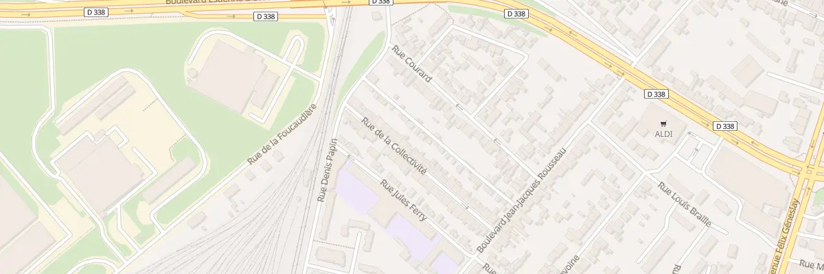 Plan du 32 Rue de la Collectivité au Mans