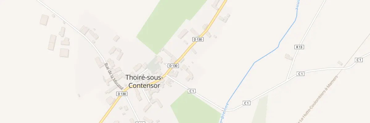 Plan du 12 Rue Principale à Thoiré-sous-Contensor