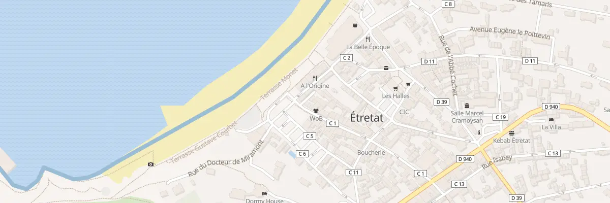 Plan du 9042 Rue Alphonse Karr à Étretat