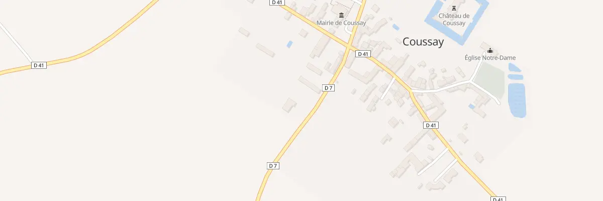 Plan du 6 Rue du Huit Mai 1945 à Coussay