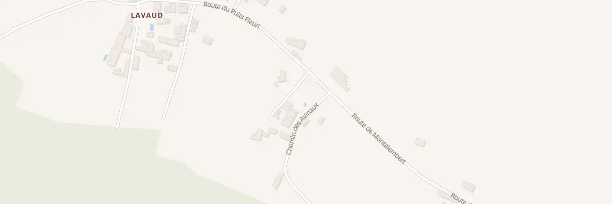 Plan du 2 Che des Avinaux à Voulême
