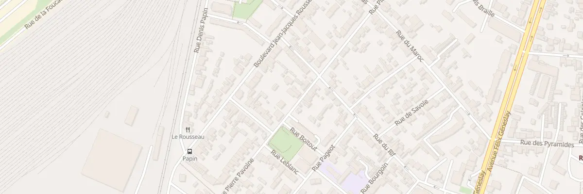 Plan du 90 Rue Pierre Pavoine au Mans