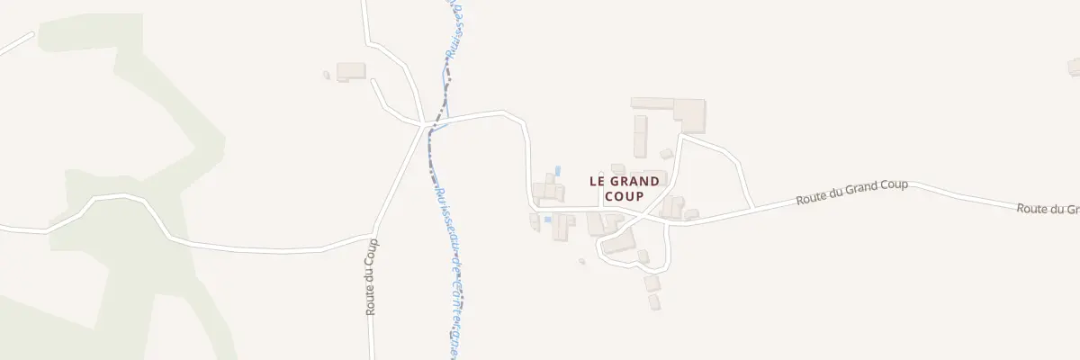 Plan du 2412 Rte du Grand Coup à Saint-Sernin
