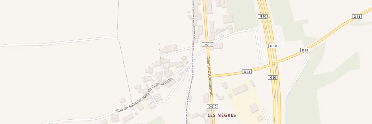 Plan du 4 Rue St Jacques de Compostelle à Salles-de-Villefagnan