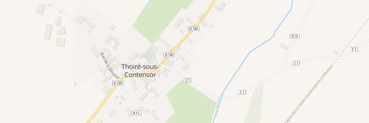 Plan du 4 Rue des Mees à Thoiré-sous-Contensor