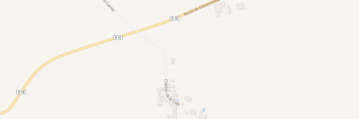 Plan du 7 Che de la Cote à Ronsenac