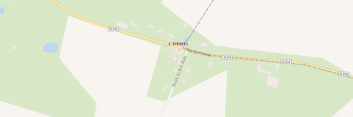 Plan du 260 L’Ormel à Sées
