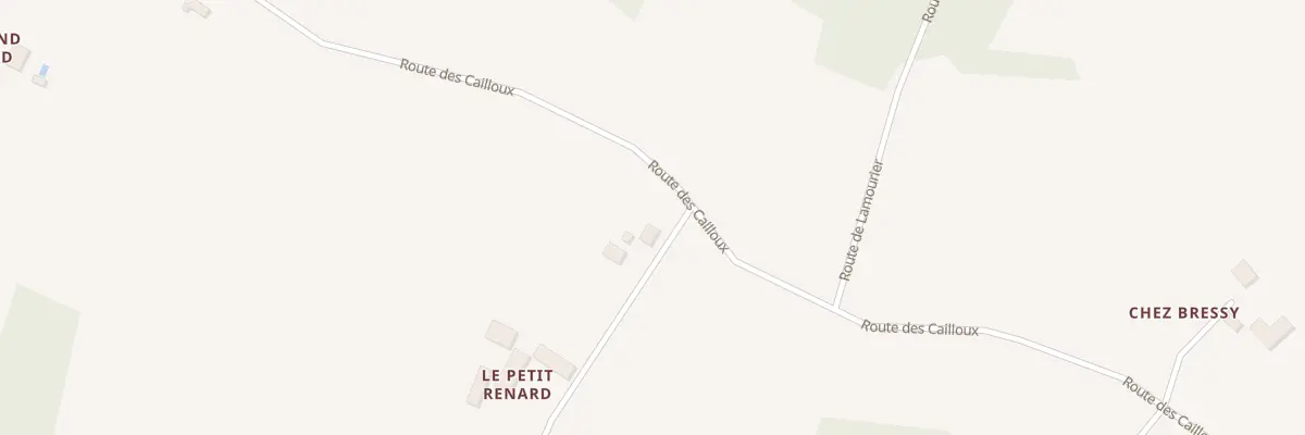 Plan du 38 Che du Renardeau à Saint Privat en Périgord