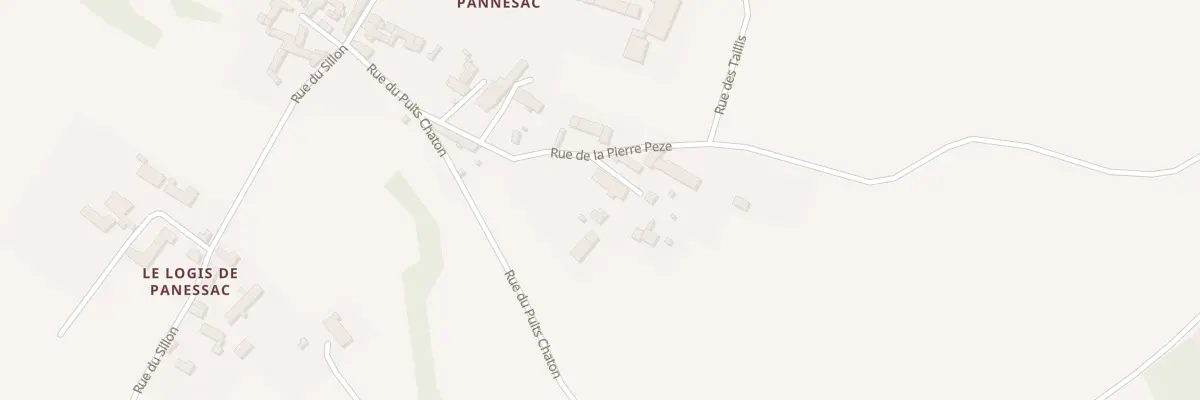 Plan du 2 Imp de Chalua Pannessac à Limalonges