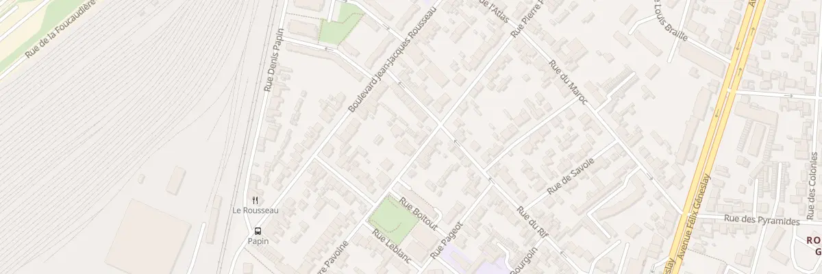 Plan du 86B Rue Pierre Pavoine au Mans