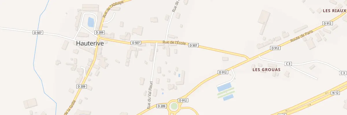 Plan du 138 Rue de l’Ecole à Hauterive