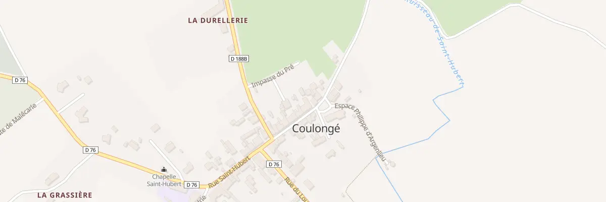 Plan du 11 Rue de la Mairie à Coulongé