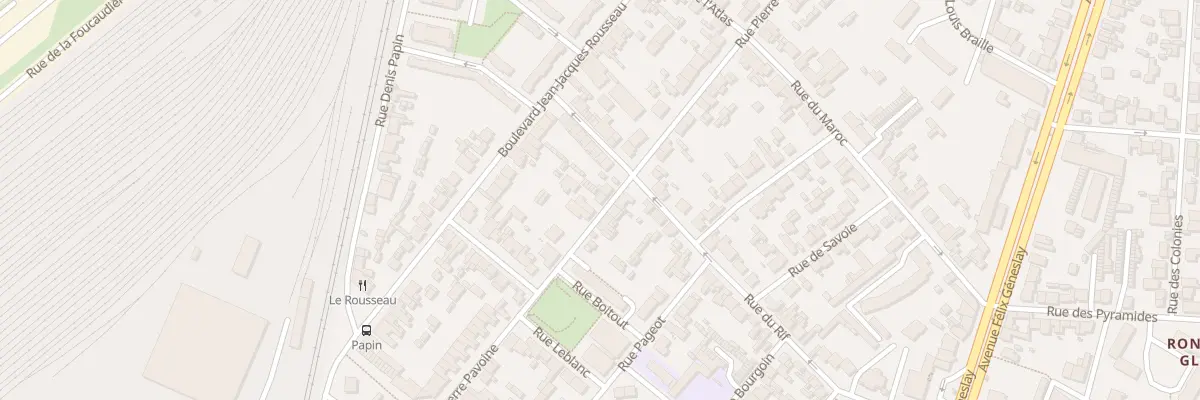 Plan du 86 Rue Pierre Pavoine au Mans
