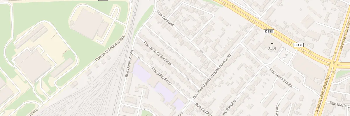Plan du 24 Rue de la Collectivité au Mans