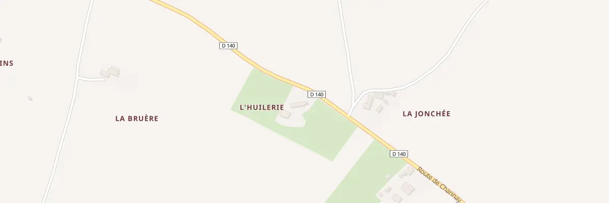 Plan du 742 Rte de Channay à Noyant-Villages