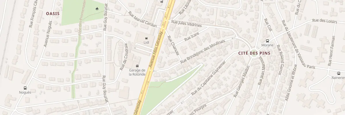 Plan du 9 Rue Brindejonc des Moulinais au Mans