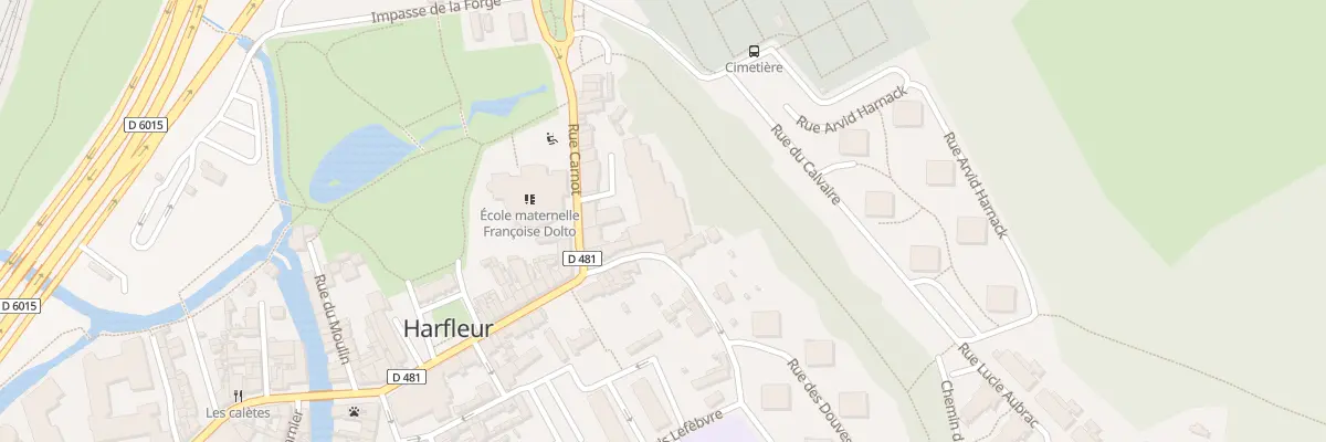 Plan du 3 Rue du Doc Edmond Fleury à Harfleur