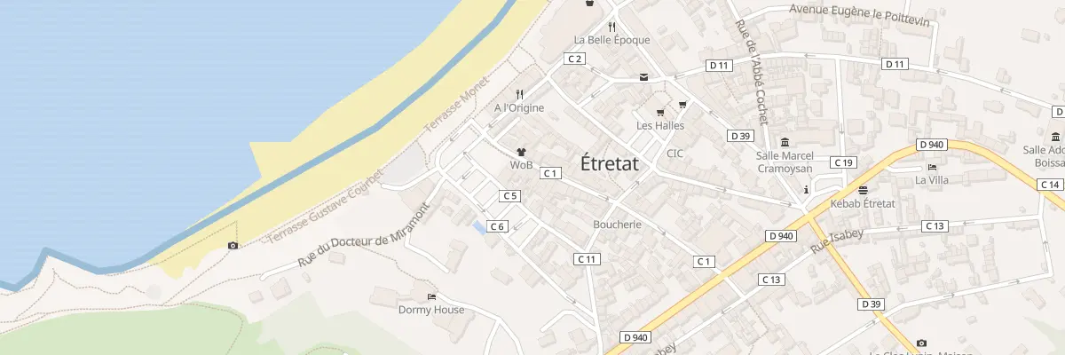 Plan du 43 Rue Alphonse Karr à Étretat